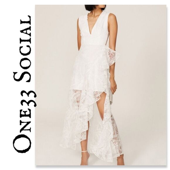 NWT One33 Social Embroidered Lace Dress - Picture 1 of 12